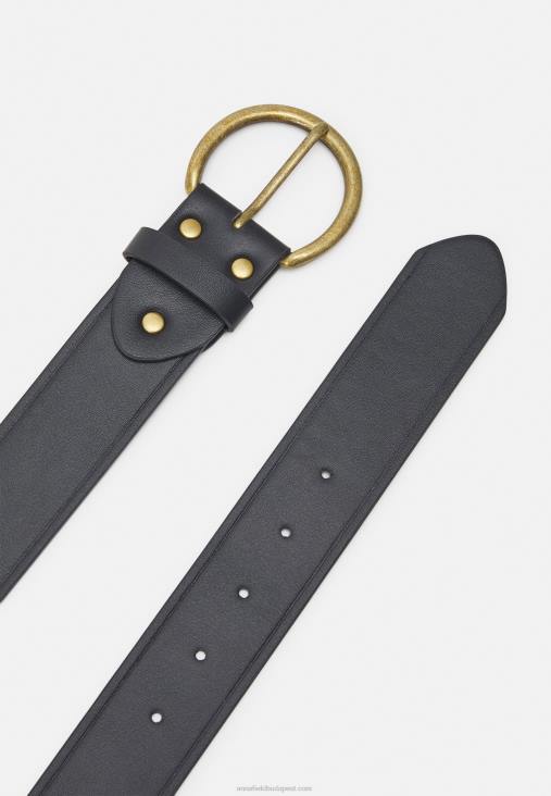 Anna Field nők öv fekete RTVD2748