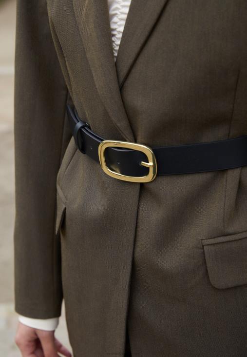 Anna Field nők öv fekete RTVD2761