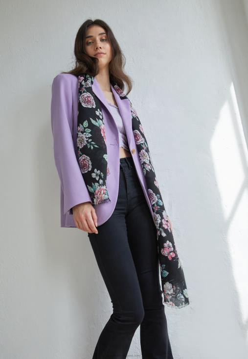 Anna Field nők foulard fekete RTVD2839