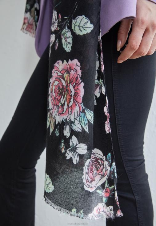 Anna Field nők foulard fekete RTVD2839