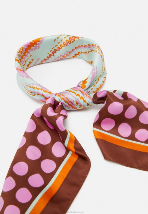 Anna Field nők foulard rózsaszín/barna/sárga RTVD2845