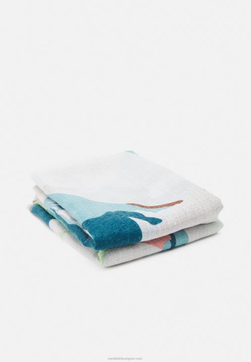 Anna Field nők sál zöld/bézs RTVD2828