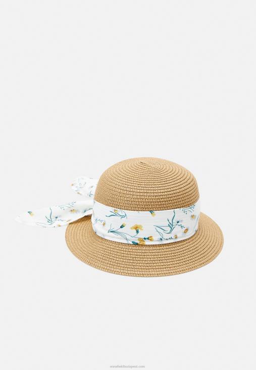 Anna Field nők sapka bézs/fehér RTVD2717