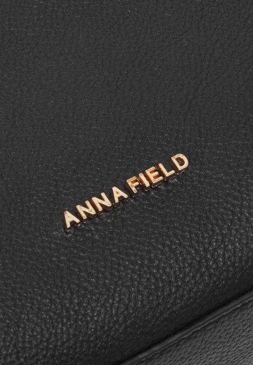 Anna Field nők bőr testtáska fekete RTVD2538