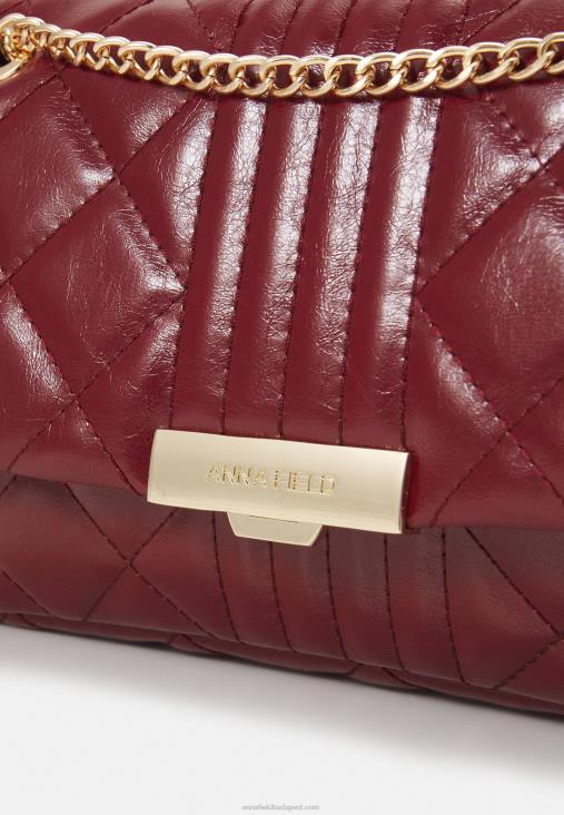 Anna Field nők bordeaux testtáskán át RTVD2505