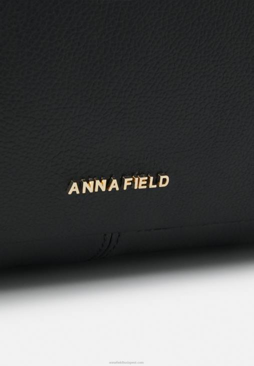Anna Field nők fekete bőr táska RTVD2494