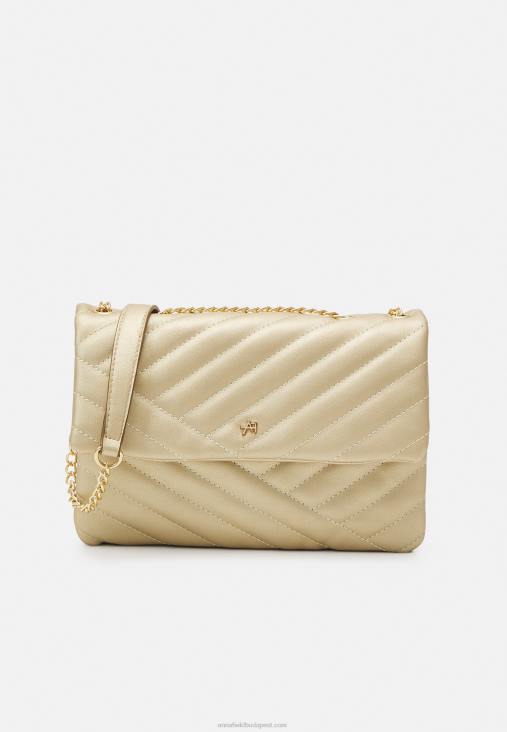 Anna Field nők keresztben aranyszínű testtáska RTVD2513