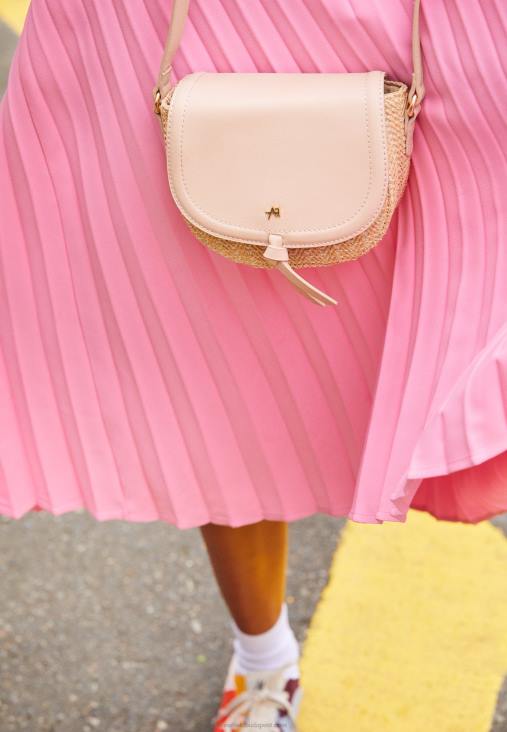 Anna Field nők testtáska bézs/rózsaszín RTVD2503