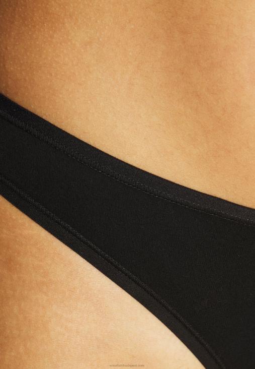 Anna Field nők 10 csomagos tanga fekete RTVD982