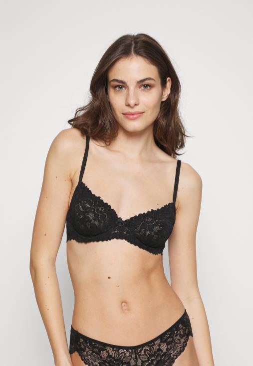 Anna Field nők 2 csomag aláhúzott melltartó piros/fekete RTVD932