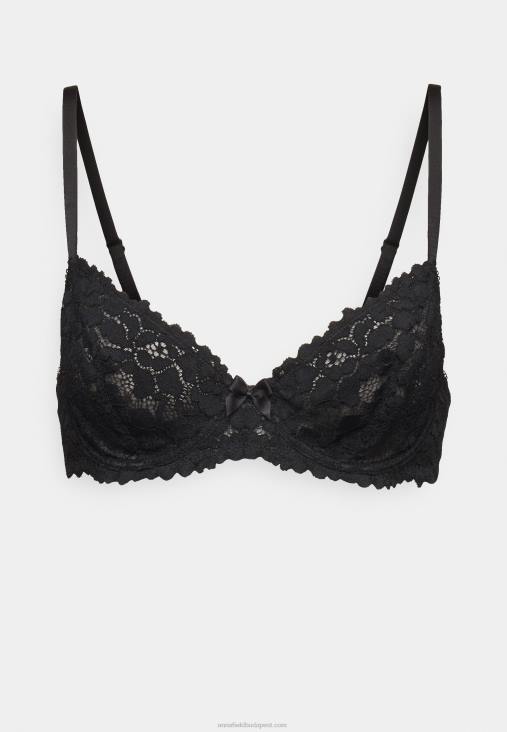 Anna Field nők 2 csomag aláhúzott melltartó piros/fekete RTVD932