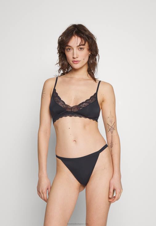 Anna Field nők 2 csomagos háromszög alakú melltartó fekete/fehér RTVD942