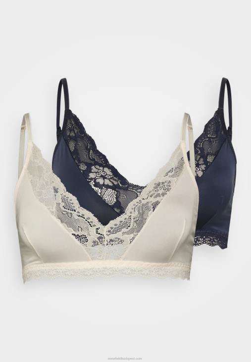 Anna Field nők 2 csomagos háromszög alakú melltartó rózsaszín/kék RTVD939