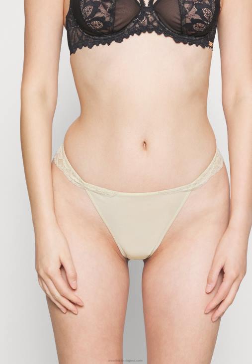 Anna Field nők 5 csomagos tanga nude/fekete RTVD1007