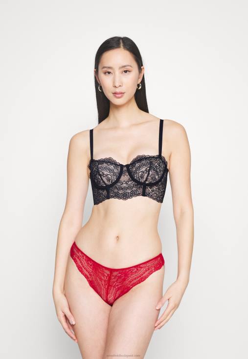 Anna Field nők 5 csomagos tanga piros/kék RTVD1001