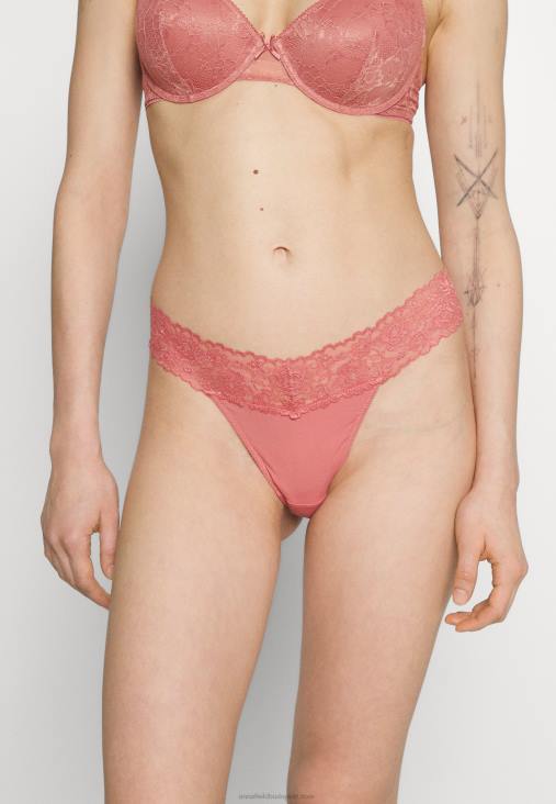 Anna Field nők 5 csomagos tanga rózsaszín/fekete RTVD980