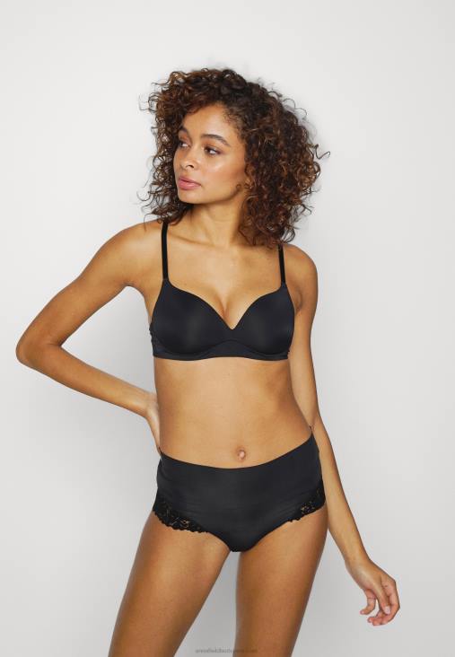 Anna Field nők boróka 3pp magas derekú alsónadrág fekete RTVD989