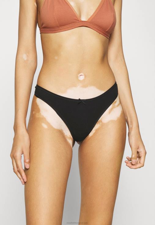 Anna Field nők georgina 7pp pamut tanga fekete RTVD977