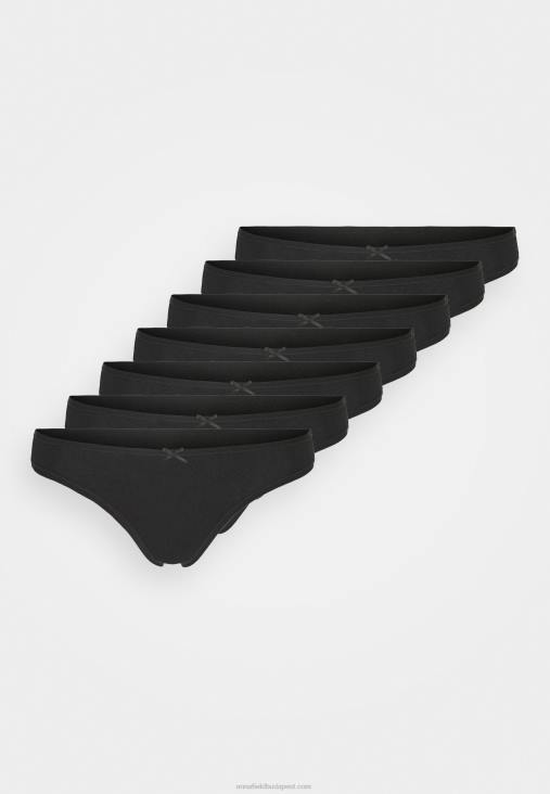 Anna Field nők georgina 7pp pamut tanga fekete RTVD977