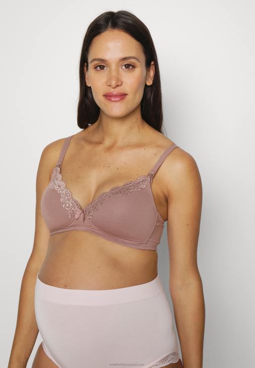 Anna Field nők pipacs 2pp szoptatós melltartó háromszög melltartó rózsaszín/fehér RTVD918