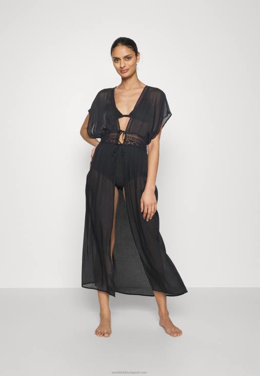 Anna Field nők hímzett cover up 802 fekete strand kiegészítő 802 fekete RTVD739