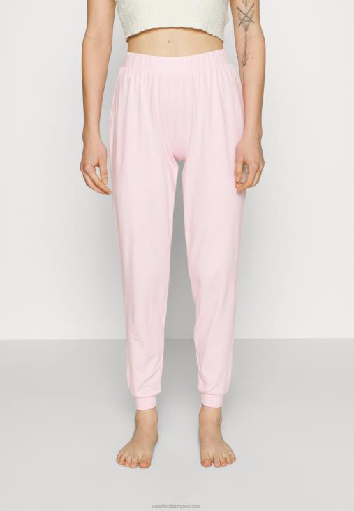 Anna Field nők 2 csomagos pizsama alsó fekete/fehér RTVD1075