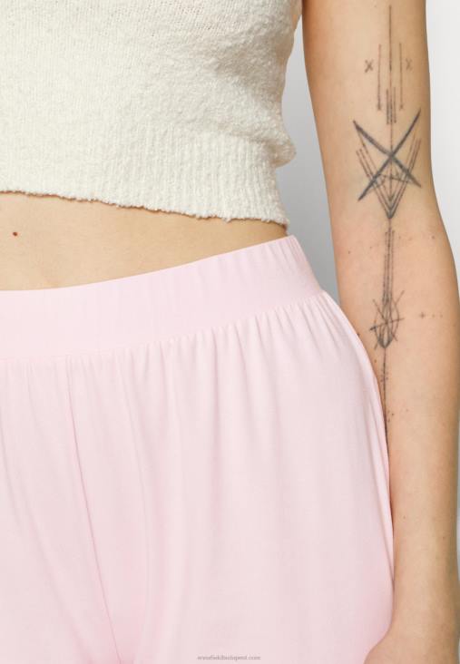 Anna Field nők 2 csomagos pizsama alsó fekete/fehér RTVD1075