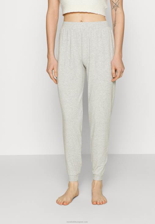 Anna Field nők 2 csomagos pizsama alsó rózsaszín/szürke RTVD1076