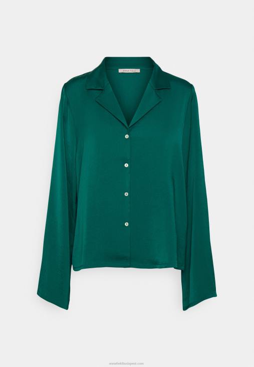 Anna Field nők díszdobozban pj szett pizsama zöld RTVD1064