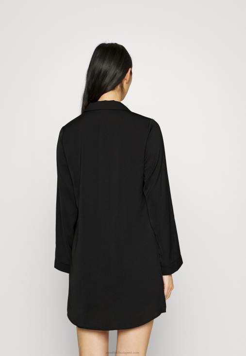 Anna Field nők fekete hálóing RTVD1055