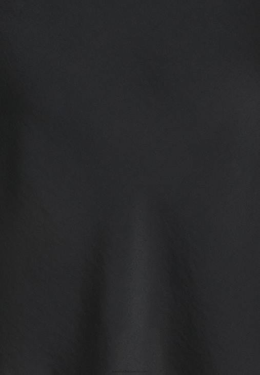 Anna Field nők kalapált szatén hálóing fekete RTVD1050