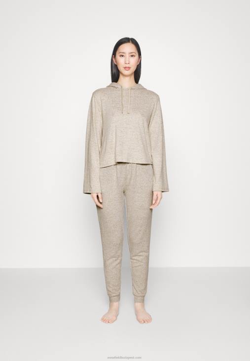 Anna Field nők pizsama garnitúra barna RTVD1067