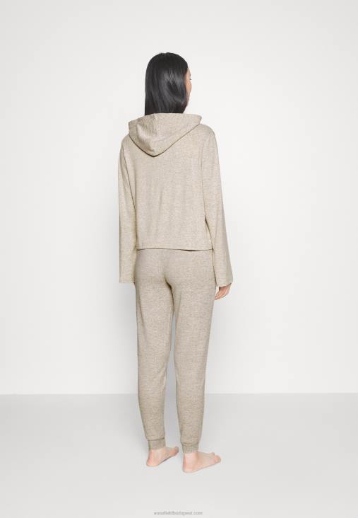 Anna Field nők pizsama garnitúra barna RTVD1067