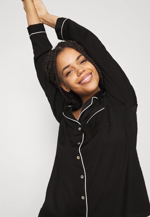 Anna Field nők pizsama garnitúra fekete RTVD1072