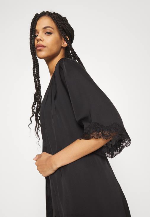 Anna Field nők pongyola fekete RTVD1085