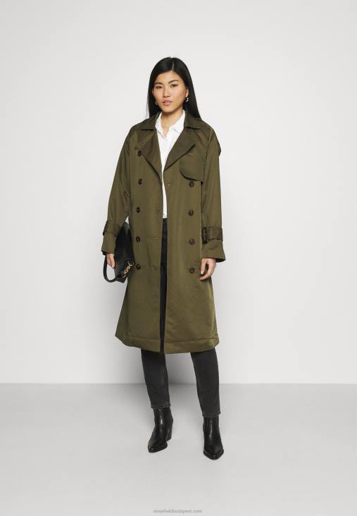 Anna Field nők alap blúz elülső zsebekkel gombolható blúz törtfehér RTVD671