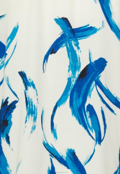 Anna Field nők gombos blúz fehér, kék RTVD679