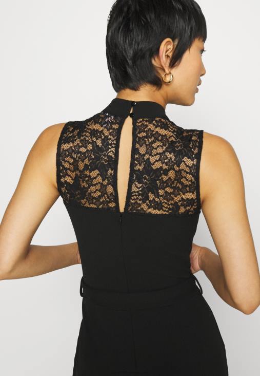 Anna Field nők fekete jumpsuit RTVD872