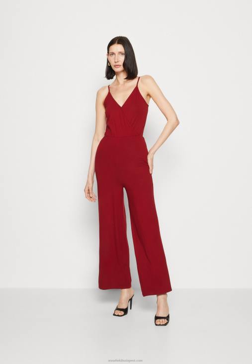 Anna Field nők jumpsuit sötétvörös RTVD882