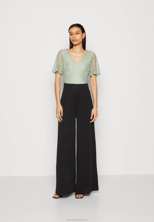 Anna Field nők jumpsuit világos zöld/fekete RTVD871