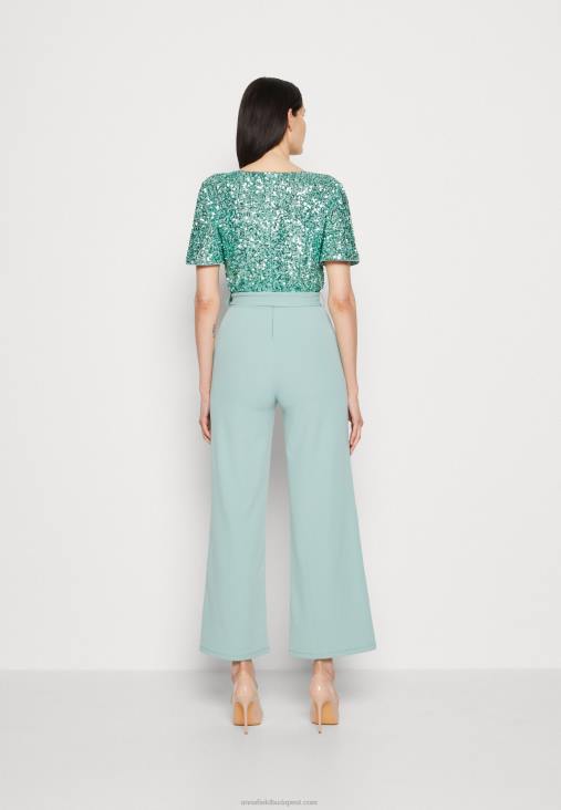 Anna Field nők jumpsuit világoszöld RTVD904