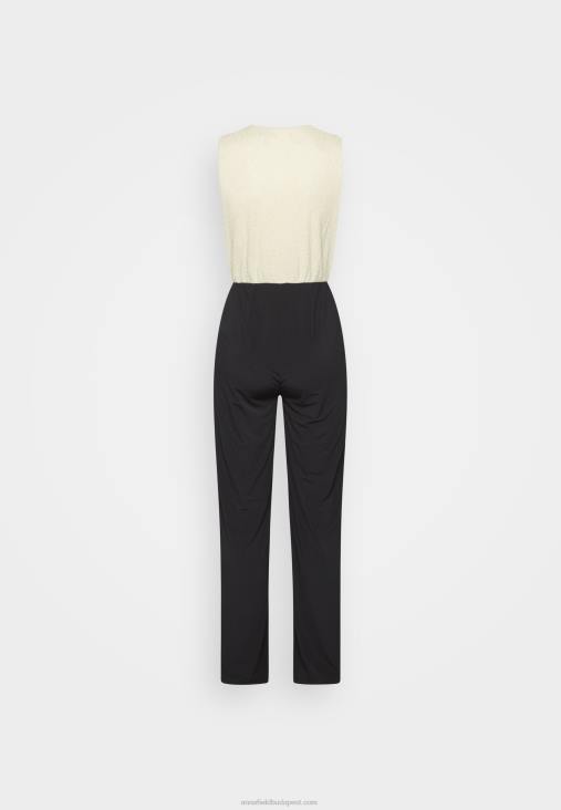 Anna Field nők lurex felső jumpsuit fekete RTVD877