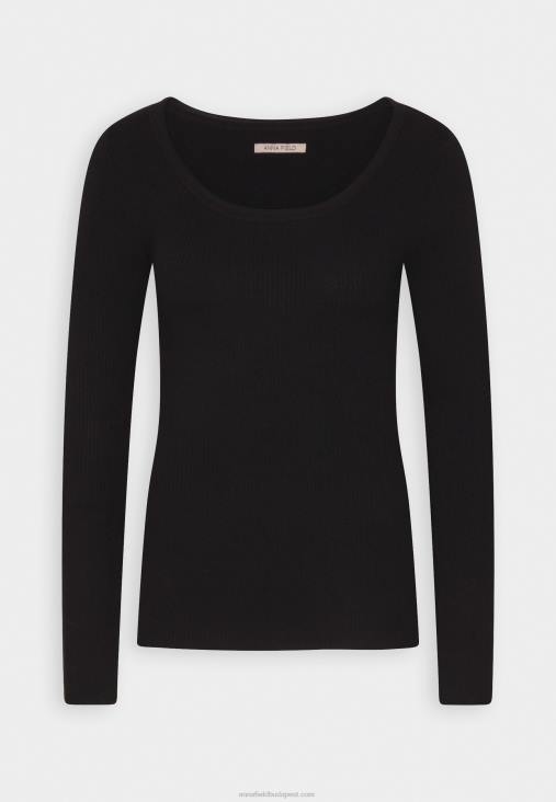 Anna Field nők gombrészlet jumper fekete RTVD848