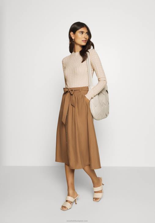 Anna Field nők jumper világos barna melange RTVD836