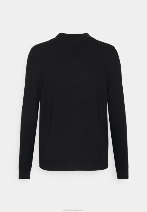 Anna Field nők kardigán fekete RTVD828