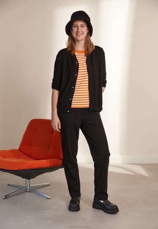 Anna Field nők kardigán fekete RTVD828