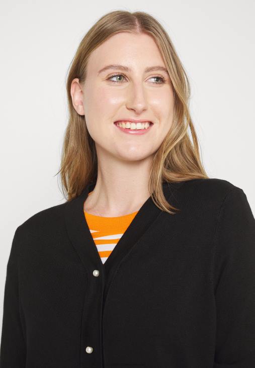 Anna Field nők kardigán fekete RTVD828