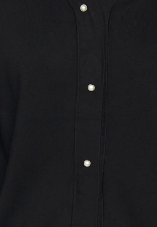 Anna Field nők kardigán fekete RTVD828