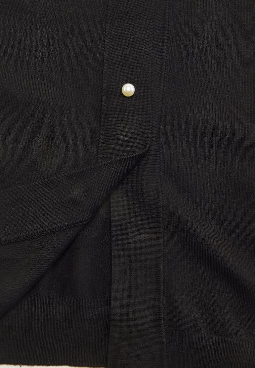 Anna Field nők kardigán fekete RTVD828