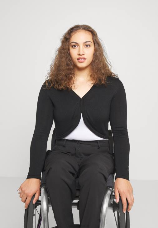 Anna Field nők kardigán fekete RTVD832